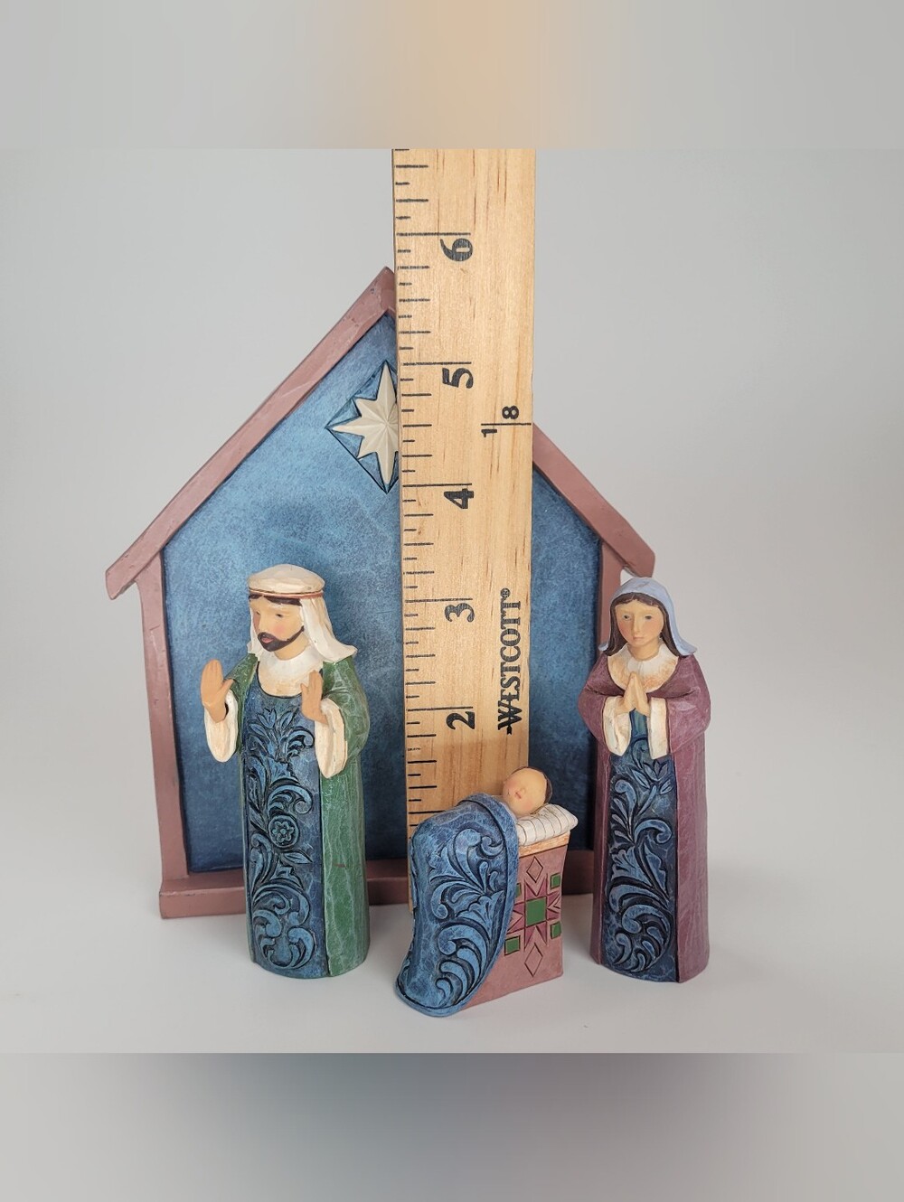 Jim Shore Nativity Set 4 Piece Mini Blessed in Bethlehem Heartwood Creek 2019